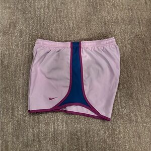 Nike Dri-Fit Shorts Purple and Blue Girls Size Large